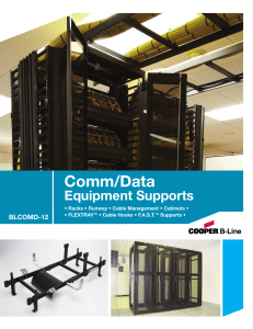 Comm/Data Equipment Supports BLCOMD-12