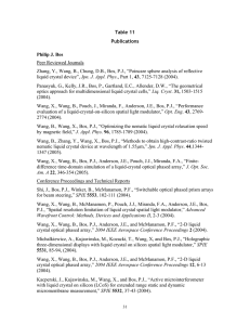 Peer Reviewed Journals Table 11