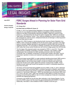 FERC Surges Ahead in Planning for Solar Flare Grid Standards