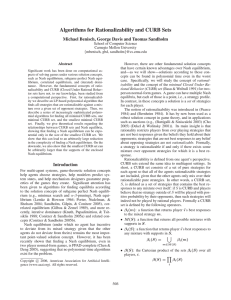 Algorithms for Rationalizability and CURB Sets