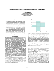 Tractable Classes of Metric Temporal Problems with Domain Rules