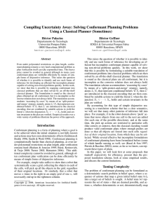 Compiling Uncertainty Away: Solving Conformant Planning Problems