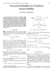 Noncausal Multipliers  for Nonlinear System  Stability -