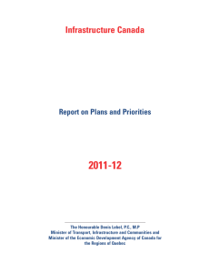 2011-12 Infrastructure Canada Report on Plans and Priorities