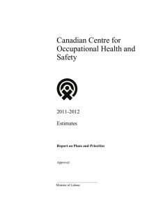 Canadian Centre for Occupational Health and Safety