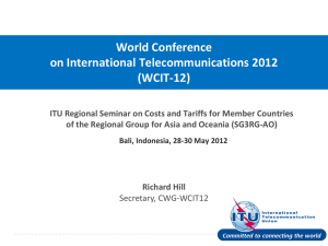 World Conference on International Telecommunications 2012 (WCIT-12)