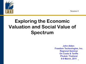 Exploring the Economic Valuation and Social Value of Spectrum