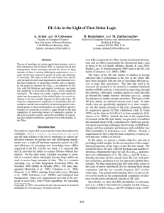 DL-Lite in the Light of First-Order Logic