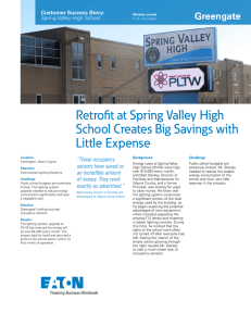 Retrofit at Spring Valley High School Creates Big Savings with Little Expense