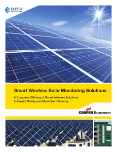 Smart Wireless Solar Monitoring Solutions to Ensure Safety and Maximize Efficiency