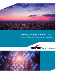 Smart Solutions. Smarter Grid. Optimize Efficiency, Productivity, and Reliability
