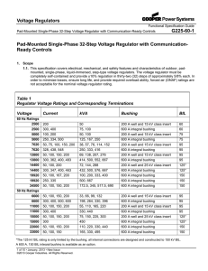 Voltage Regulators G225-60-1