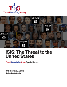 ISIS: The Threat to the United States Threat Group