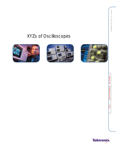 XYZs of Oscilloscopes oscilloscopes