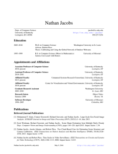 Nathan Jacobs Education