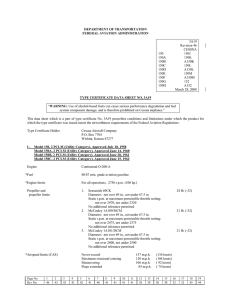 DEPARTMENT OF TRANSPORTATION FEDERAL AVIATION ADMINISTRATION  3A19