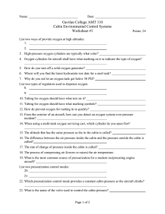 Gavilan College AMT 110 Cabin Environmental Control Systems  Worksheet #1