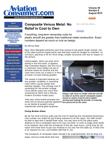 Composite Versus Metal: No Relief in Cost to Own