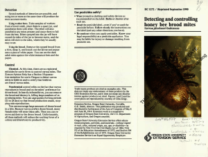 EC 1272 / Reprinted September 1990 Detection Use pesticides safely!