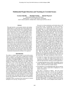 Multimodal People Detection and Tracking in Crowded Scenes Luciano Spinello Rudolph Triebel