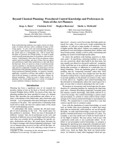 Beyond Classical Planning: Procedural Control Knowledge and Preferences in State-of-the-Art Planners