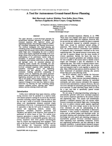 A Tool  for  Autonomous Ground-based Rover  Planning