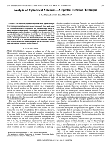 Analysis  of  Cylindrical  Antennas-A  Spectral ...