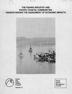 THE FISHING INDUSTRY AND PACIFIC COASTAL COMMUNITIES: a.c.%