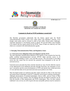 Comments by Brazil on WTPF preliminary second draft WTPF-IEG/1/15