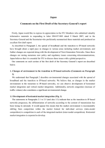 Japan  Comments on the First Draft of the Secretary-General’s report