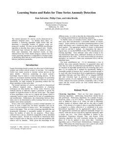 Learning States and Rules for Time Series Anomaly Detection