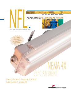 NFL NEMA 4X 55°C AMBIENT nonmetallic