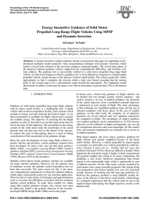 Energy-Insensitive Guidance of Solid Motor and Dynamic Inversion