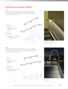 Wall Mount Handrail Options