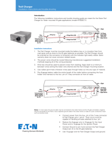 Trail Chargtr Installation instructions and trouble shooting