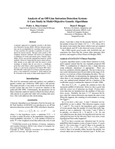 Analysis of an Off-Line Intrusion Detection System: