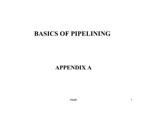 BASICS OF PIPELINING APPENDIX A Heath 1
