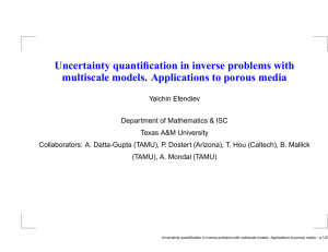 Uncertainty quantification in inverse problems with