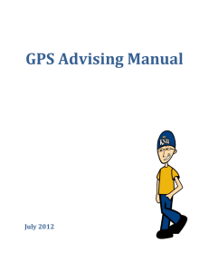 GPS	Advising	Manual July	2012  