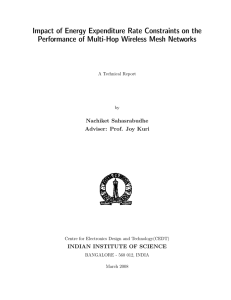 Impact of Energy Expenditure Rate Constraints on the Nachiket Sahasrabudhe