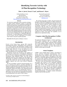 Identifying Terrorist Activity with AI Plan Recognition Technology