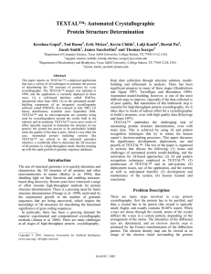 TEXTAL™: Automated Crystallographic Protein Structure Determination