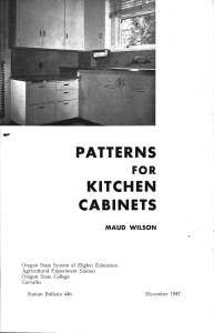 KITCHEN CABINETS PATTERNS FOR