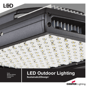 LED Outdoor Lighting SustainabLEDesign Invue McGraw-Edison