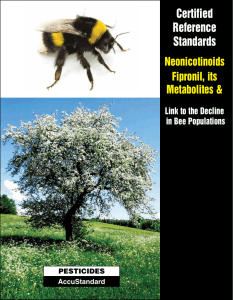 Certified Reference Standards Neonicotinoids