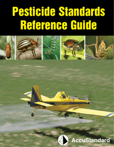 Pesticide Standards Reference Guide AccuStandard ®