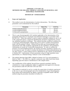 APPENDIX A TO PART 136 INDUSTRIAL WASTEWATER METHOD 607—NITROSAMINES