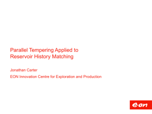 Parallel Tempering Applied to Reservoir History Matching  Jonathan Carter