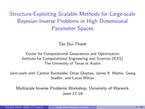 Structure-Exploiting Scalable Methods for Large-scale Bayesian Inverse Problems in High Dimensional