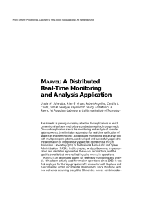 M : A Distributed Real-Time Monitoring and Analysis Application